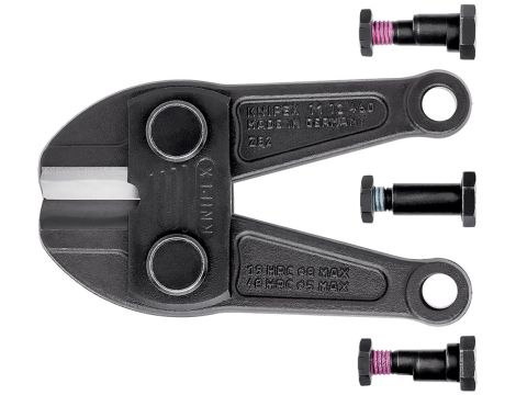 Knipex - Zapasowa główka tnąca do 71 72 460, W komplecie ze śrubami  - 71 79 460