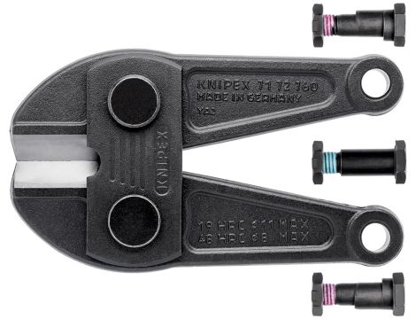 Knipex - Zapasowa główka tnąca do 71 72 760, W komplecie ze śrubami  - 71 79 760