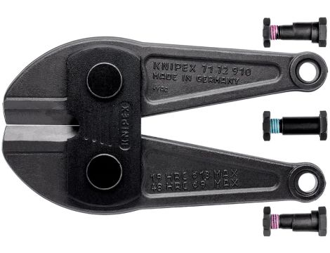 Knipex - Zapasowa główka tnąca do 71 72 910, W komplecie ze śrubami  - 71 79 910