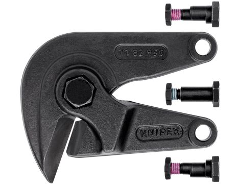 Knipex - Zapasowa główka tnąca do 71 82 950, W komplecie ze śrubami  - 71 89 950