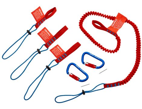 Knipex - Zestaw do zabezpieczania narzędzi, 1 x 00 50 01 T BK, 3 x 00 50 02 T BK, 2 x 00 50 03 T BK  - 00 50 04 T BK