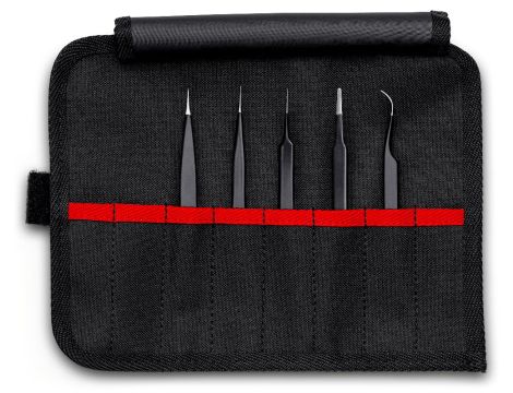 Knipex - Zestaw pincet uniwersalnych ESD, 5-częściowy  - 92 00 01 ESD