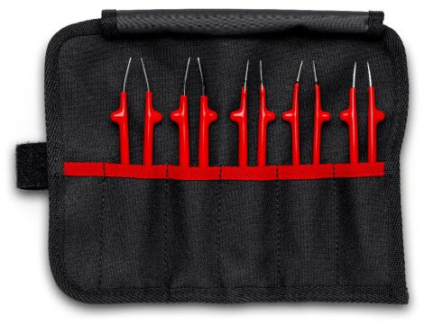 Knipex - Zestaw pincet uniwersalnych, Izolowane 5-częściowy - 92 00 04