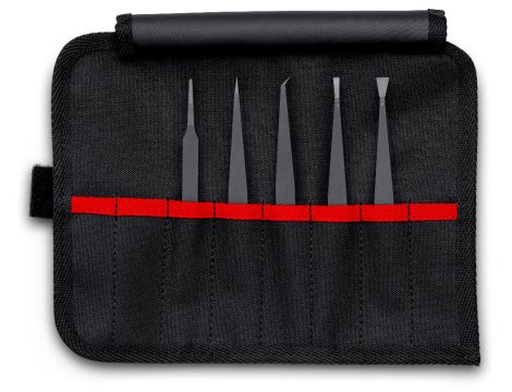 Knipex - Zestaw pincet z tworzywa sztucznego ESD, 5-częściowy  - 92 00 05 ESD