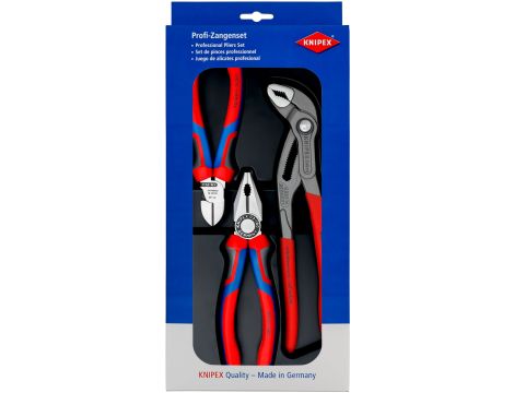 Knipex - Zestaw szczypiec bestsellerów, 1 x 03 02 180, 1 x 70 02 160, 1 x 87 01 250  - 00 20 09 V01