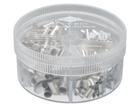 Knipex - Zestawy w pudełku, Z tulejkami kablowymi izolowanymi Zestaw 4-częściowy - 97 99 911