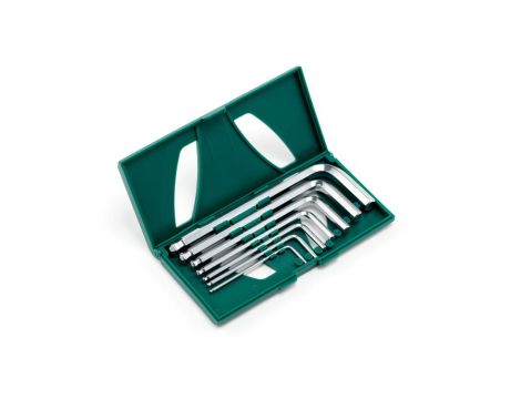 Sata - ZESTAW 7 KLUCZY TRZPIENIOWYCH Z KULKĄ WERSJA MINI - ST09125G