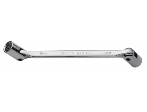 Sata - KLUCZ NASADOWY DWUSTRONNY FLEX HEAD 16X17MM - ST47505ST
