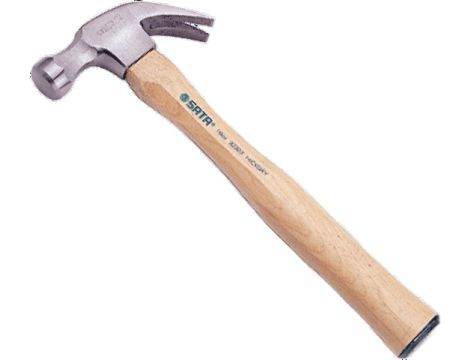Sata - MŁOTEK STOLARSKI Z DREWNIANYM UCHWYTEM - DWA PAZURY 454G - ST92323SC