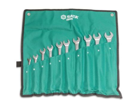 Sata - ZESTAW 10 KLUCZY PŁASKO-OCZKOWYCH XL X-BEAM - ST08006SJ