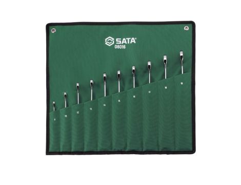 Sata - ZESTAW 10 KLUCZY PŁASKO-OCZKOWYCH XL X-BEAM Z GRZECHOTKĄ - ST08016