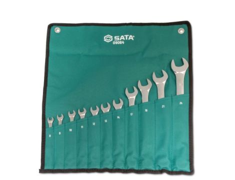 Sata - ZESTAW 11 KLUCZY PŁASKO-OCZKOWYCH W SASZETCE - ST09064SJ