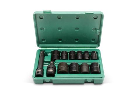 Sata - ZESTAW 12 NASADEK 1/2" UDAROWYCH CALOWYCH - ST09008SJ