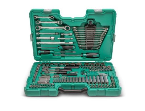 Sata - ZESTAW 150 KLUCZY NASADOWYCH 1/4" 3/8" 1/2" M/CAL - ST09510SJ