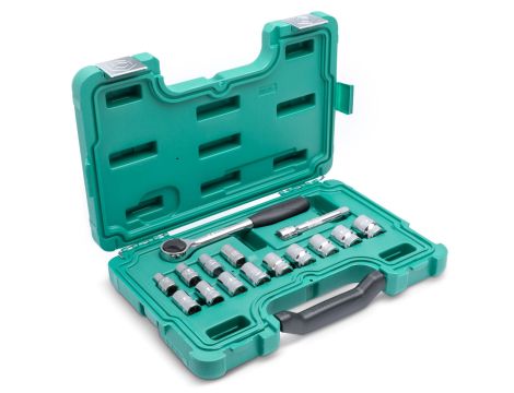 Sata - ZESTAW 15 KLUCZY NASADOWYCH 1/2" - ST09525SJ_XX