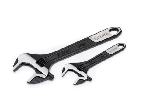 Sata - ZESTAW 2 szt. KLUCZY NASTAWNYCH SZEROKOSZCZĘKOWYCH (6" i 10") - ST47130