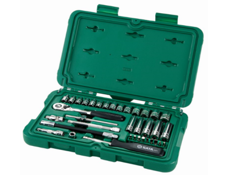 Sata - ZESTAW 36 KLUCZY NASADOWYCH 1/4" METR. - ST09001SJ