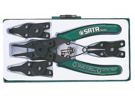 Sata - ZESTAW 5 SZCZYPIEC DO PIERŚCIENI ZABEZPIECZAJĄCYCH Z WYM.KOŃC. - ST09251SJ
