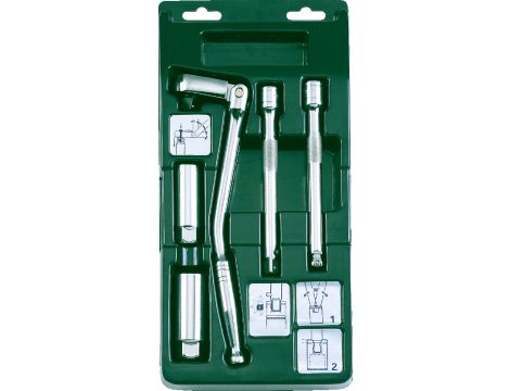 Sata - ZESTAW 5 KLUCZY NASADOWYCH 3/8" DO ŚWIEC  - ST09003SJ