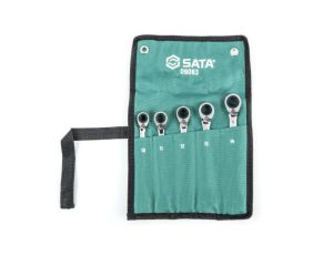 Sata - ZESTAW 5 KLUCZY PŁASKO-OCZKOWYCH Z SZYBKĄ ZM.KIER.Z GRZECHOTKĄ - ST09083SJ