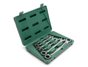 Sata - ZESTAW 6 KLUCZY PŁASKO-OCZKOWYCH Z SZYBKĄ ZM.KIER.Z GRZECHOTKĄ - ST09080SJ