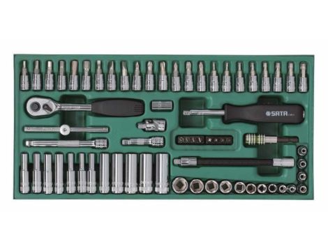 Sata - ZESTAW 66 KLUCZY NASADOWYCH 1/4" - ST09901SJ