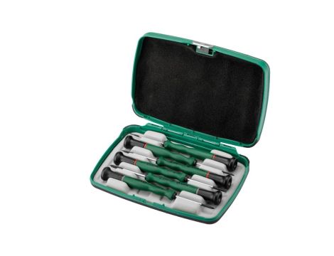 Sata - ZESTAW 6 WKRĘTAKÓW PRECYZYJNYCH PŁASKIE I PHILIPS - ST09312SJ