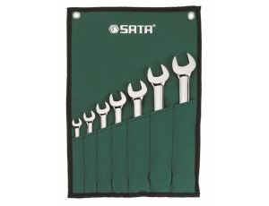 Sata - ZESTAW 7 KLUCZY PŁASKO-OCZKOWYCH W SASZETCE - ST09070SJ