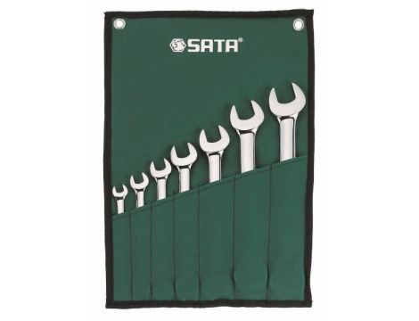 Sata - ZESTAW 7 KLUCZY PŁASKO-OCZKOWYCH W SASZETCE - ST09070SJ