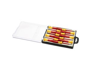 Sata - Zestaw 7 wkrętaków precyzyjnych izolowanych płaskie +philips VDE - ST09318