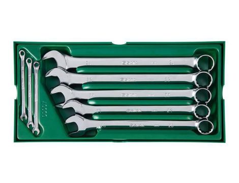 Sata - ZESTAW 8 KLUCZY PŁASKO-OCZKOWYCH METR. - ST09907