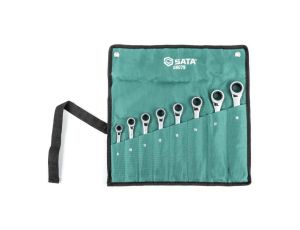 Sata - ZESTAW 8 KLUCZY PŁASKO-OCZKOWYCH Z PODWÓJNĄ GRZECHOTKĄ - ST09079SJ