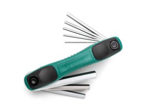 Sata - ZESTAW 8 KLUCZY TRZPIENIOWYCH  SKŁADANYCH W OPRAWIE - ST09121SJ