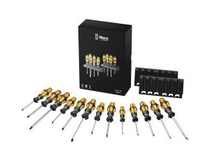Wera - Big Pack 900 Zestaw wkrętaków Kraftform do pobijania + wieszak, 13 części - 05133285001