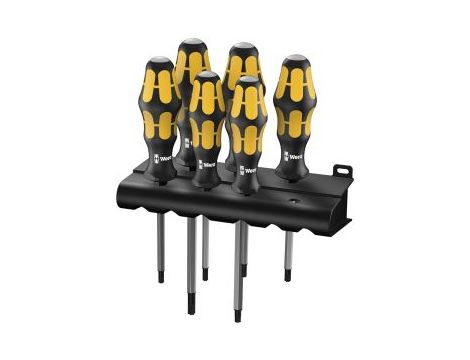 Wera - 977/6 TORX® Zestaw wkrętaków Kraftform do pobijania + wieszak, 6 części - 05024410001