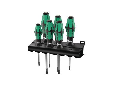 Wera - 367/6 TORX® Zestaw wkrętaków Kraftform + wieszak, 6 części - 05028062001
