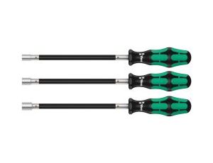 Wera - 391/3 Zestaw wkretaków nasadowy z gietkim trzpieniem, 3 części - 05135311001