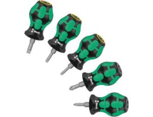 Wera - Zestaw wkrętaków Stubby Set 2, 5 części - 05008871001