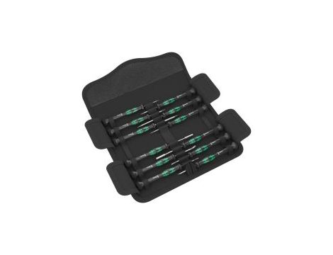 Wera - Kraftform Micro 12 Electronics 1 Zestaw wkrętaków precyzyjnych nasadowych, 12 części - 05073677001