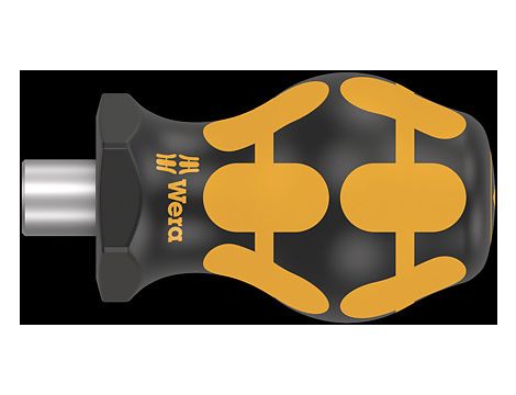 Wera - Rękojeść krótka Stubby z uchwytem na bity 1/4', z pierścieniem przytrzymującym 809/1 ESD - 05008882001