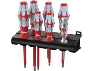 Wera - 3160 i/7 Zestaw wkrętaków ze stali nierdzewnej + wieszak, 7 części - 05022728001