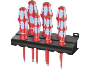 Wera - 3167 i/7 TORXR Zestaw wkrętakow ze stali nierdzewnej + wieszak, 7 części - 05022767001