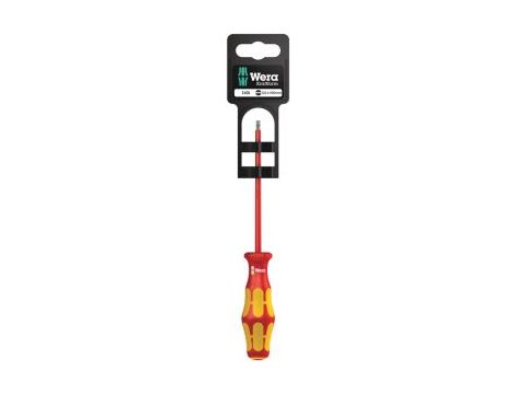 Wera - 160 i SB VDE Wkrętak płaski, izolowany, na blistrze - 05100001001