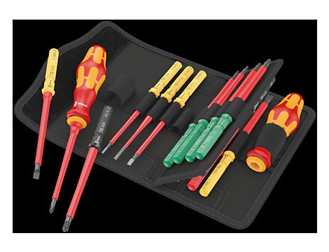 Wera - Kraftform Kompakt VDE 17 Universal 1 Tool Finder, 17 części - 05006611001