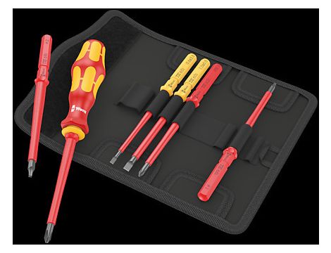 Wera - Kraftform Kompakt VDE 7 Imperial 1 Tool Finder, 7 części - 05006604001