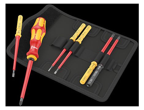 Wera - Kraftform Kompakt VDE 7 Universal 2 Tool Finder, 7 części - 05006601001