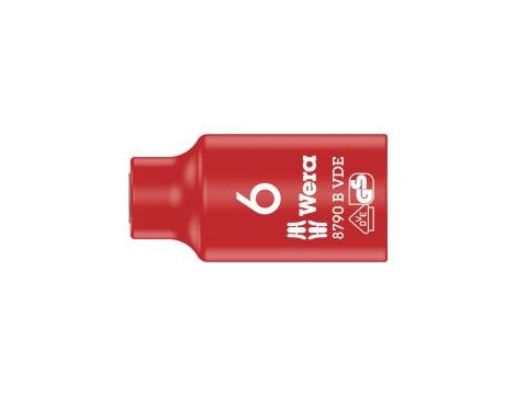 Wera - 8790 B VDE Końcówka wymienna klucza nasadowego Zyklop, izolowana, 3/8' - 05004950001