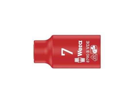 Wera - 8790 B VDE Końcówka wymienna klucza nasadowego Zyklop, izolowana, 3/8' - 05004951001