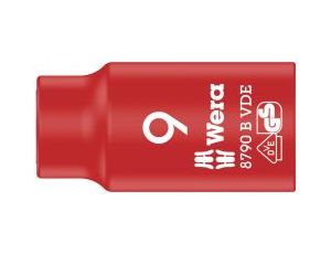 Wera - 8790 B VDE Końcówka wymienna klucza nasadowego Zyklop, izolowana, 3/8' - 05004953001