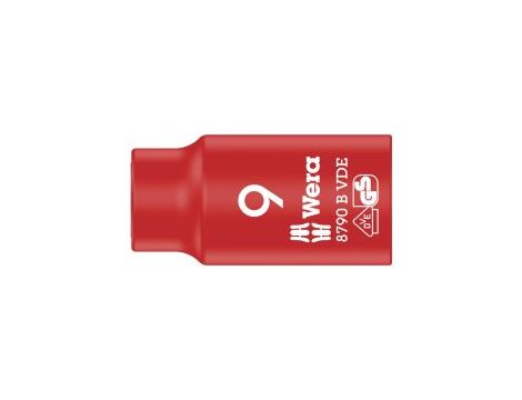 Wera - 8790 B VDE Końcówka wymienna klucza nasadowego Zyklop, izolowana, 3/8' - 05004953001